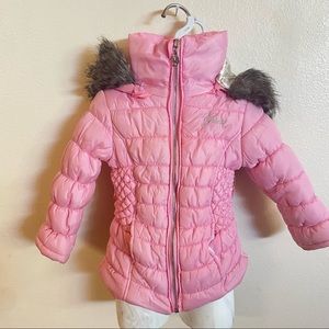 Guess Quilted Jacket pink for girls size 4